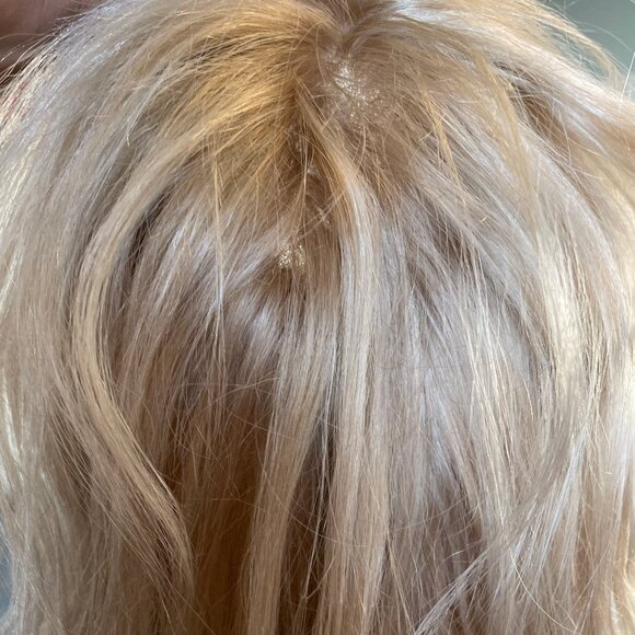 Golden Blonde Human Hair Wig - Picture 10 of 10